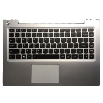 Palmrest Με Πληκτρολόγιο Lenovo U330 U330P - Ασήμι Με TouchPad