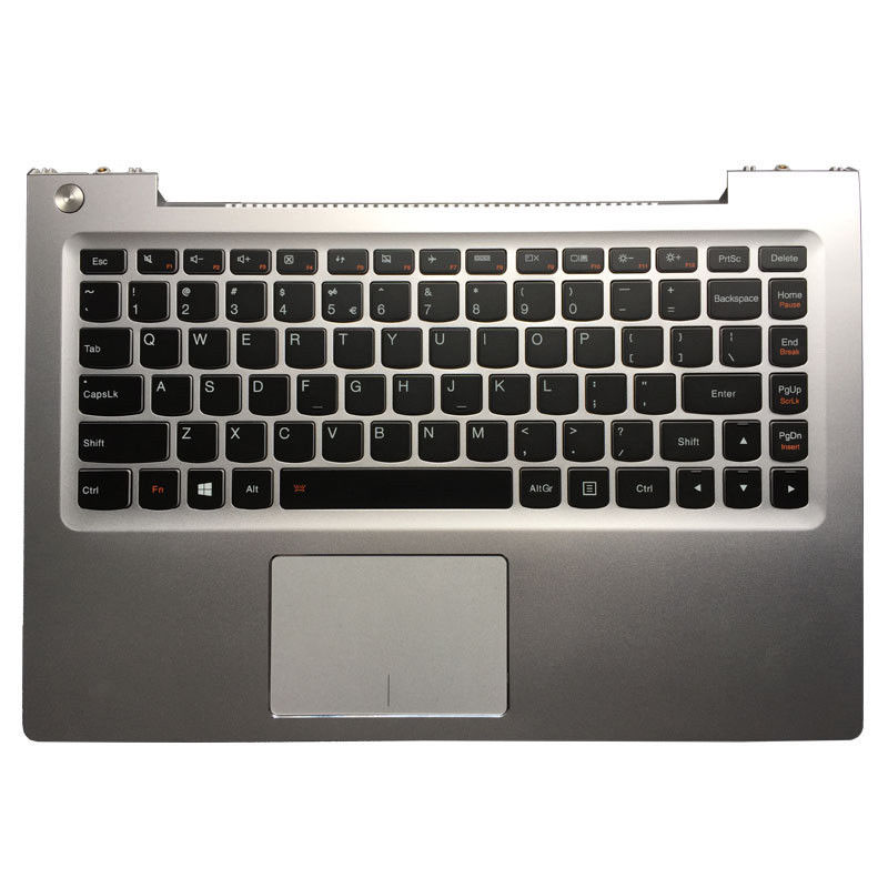 Palmrest Με Πληκτρολόγιο Lenovo U330 U330P - Ασήμι Με TouchPad