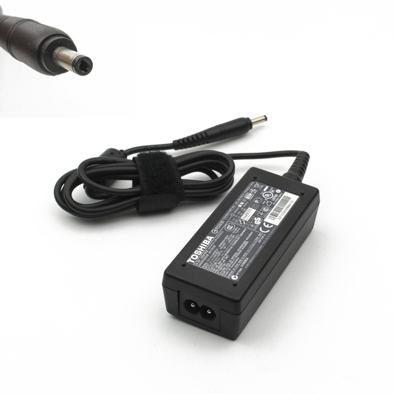 Γνήσιος φορτιστής φορητού υπολογιστή Toshiba 19V 30W 1.58A (4.0x1.7)