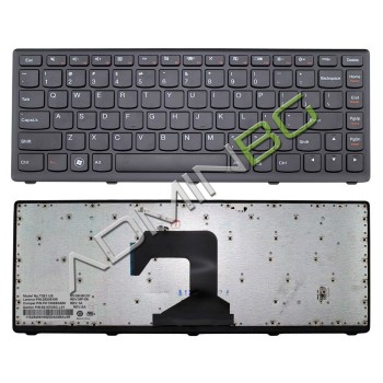 Πληκτρολόγιο Lenovo IdeaPad S400, Μαύρο, US/UK