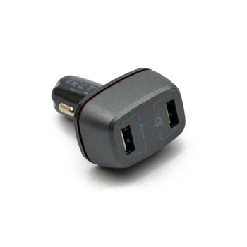 DC Adapter USB DC 12-24V Car Travel Charger Adapter Black Quick Charge 3.0