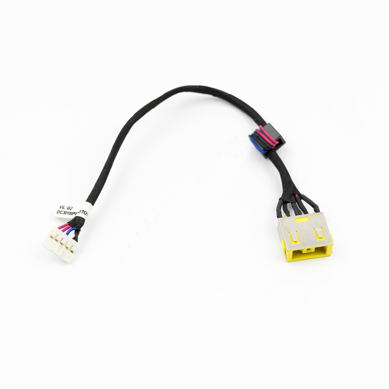 Βύσματα Τροφοδοσίας για Lenovo G505 G500 (Square Tip) με καλώδιο - 14.5cm (PJ608)