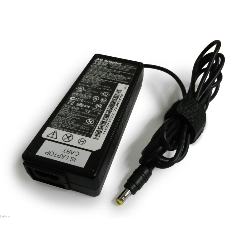 Γνήσιος φορτιστής φορητού υπολογιστή Lenovo - 16V / 4.5A / 72W - (5.5x2.5)