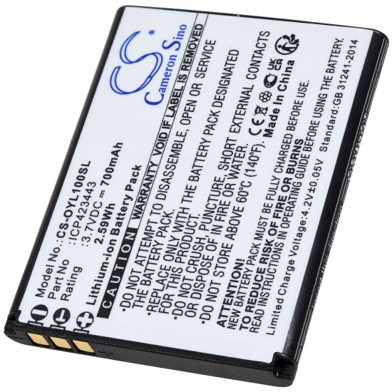 Μπαταρία για for senior mobile phone Olympia LUNA type ICP423443 700mAh/2,6Wh