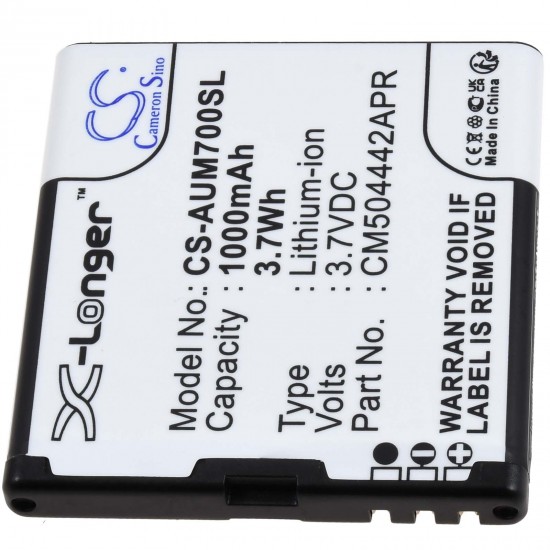 Μπαταρία για Amplicomms PowerTel M7000, M6900 senior mobile phone, type CM504442APR 1000mAh/3,7Wh