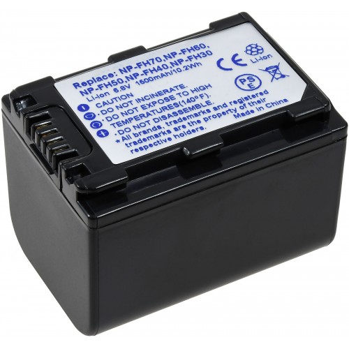 Μπαταρία βιντεοκάμερας Sony NP-FH60/ NP-FH70 6,8V 1500mAh Li-ion (C5FH70)