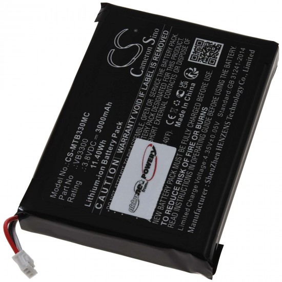 Μπαταρία για Body-Cam Motorola VB400 type VB3300 3000mAh/11Wh