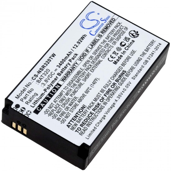 Μπαταρία για handheld radio Inrico T320 T-298S type B-87C 3400mAh/13Wh