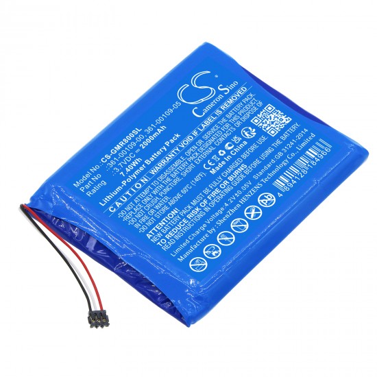 Μπαταρία για GPS Navigation Garmin dezl OTR800 OTR800 MT-S Type 361-00109-05 2000mAh/7Wh
