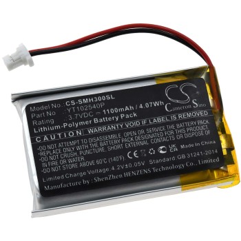 Μπαταρία για Wireless Headset Sena 30K, SP46, Type YT102540P 1100mAh/4Wh