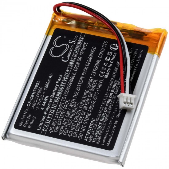 Μπαταρία για gaming headset Corsair HS75 XB HS70 SE Void Pro RGB Type AEC524050 1200mAh/4,4Wh