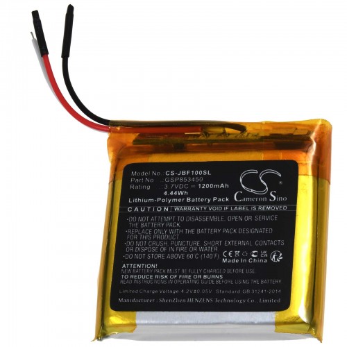 Μπαταρία για Charging Case JBL Free X Truly type GSP853450 1200mAh/4,4Wh