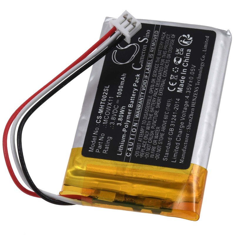 Μπαταρία για wireless headset Microsoft TLL-00002 type MCOWX11 1000mAh/3,8Wh