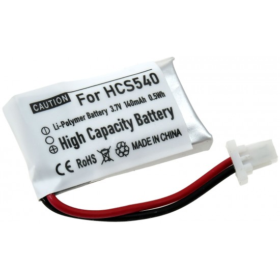 Μπαταρία ασύρματων ακουστικών Plantronics CS540 / type 86180-01 3,7V 140mAh Li polymer (HCS540)