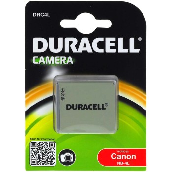Μπαταρία φωτογραφικής μηχανής Duracell DRC4L Canon type NB-4L 3,7V 720mAh Li-ion (K04L-DB)