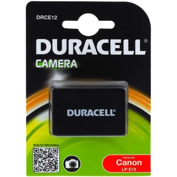 Μπαταρία φωτογραφικής μηχανής Duracell DRCE12 Canon type LP-E12 7,2V 600mAh Li-ion (K0E12-DB)
