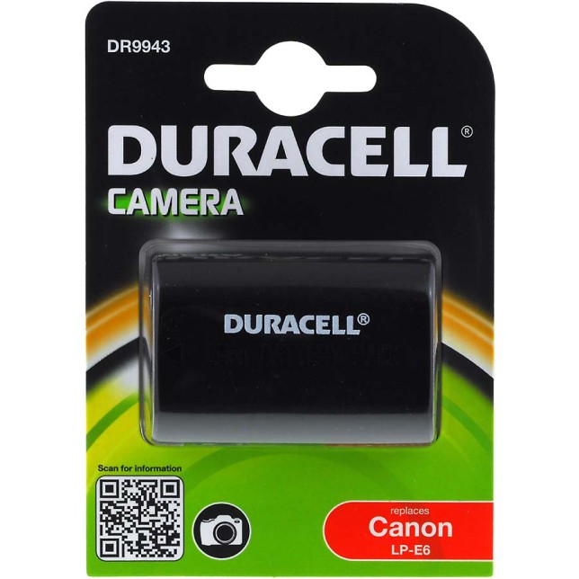 Μπαταρία φωτογραφικής μηχανής Duracell DR9943 Canon type LP-E6 7,4V 1600mAh Li-ion (K0E6-DB)