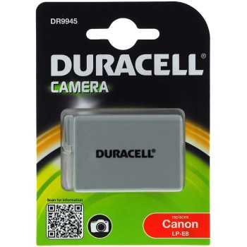 Μπαταρία φωτογραφικής μηχανής Duracell DR9945 Canon type LP-E8 7,4V 1020mAh Li-ion (K0E8-DB)