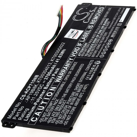 Μπαταρία για Laptop Acer Aspire 5 A514-54-527V, Type AP19B8K, Type AP18C4K 3700mAh/41,6Wh