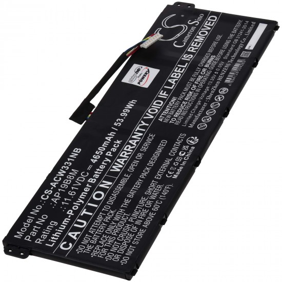 Μπαταρία για Laptop Acer Aspire Vero AV15-52 Swift 3 SF314-59 Type AP19B8M 4650mAh/54Wh