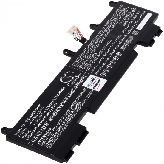 Μπαταρία για Laptop HP EliteBook 830 G9 860 G9 845 G9 840 G9 Type WP03XL 3150mAh/36,5Wh