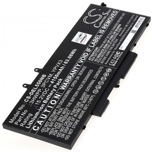 Μπαταρία για Laptop Dell Latitude 5401, Latitude 14 5410, Type 3HWPP 4150mAh/63Wh