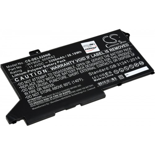 Μπαταρία για Laptop Dell Latitude 5420, 5520, Type WY9DX 3350mAh/38Wh
