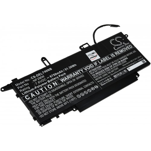 Μπαταρία για Laptop Dell Latitude 7400 2-in-1, Latitude 7310 2-in-1, Type NF2MW 6750mAh/51Wh