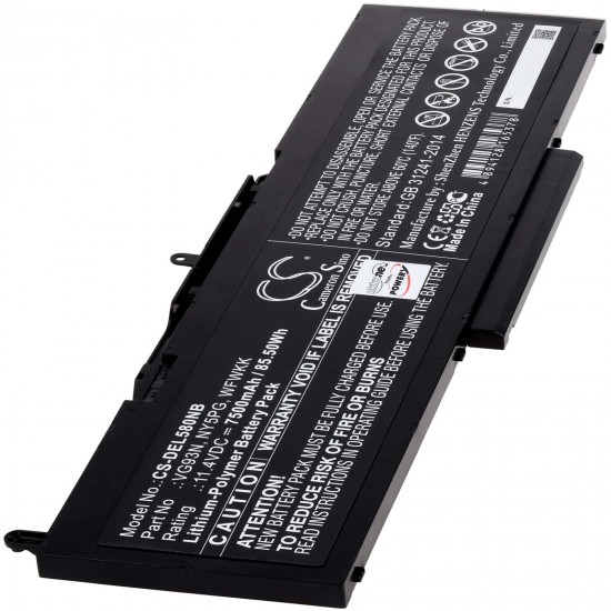 Μπαταρία για Laptop Dell Latitude 5580 Latitude 5591 Type VG93N 11,4V 7500mAh/85,5Wh