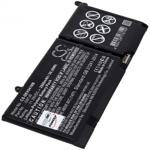 Μπαταρία για Laptop Dell Inspiron 5515, Latitude 3420, Vostro 3515, Type G91J0 3500mAh/39Wh