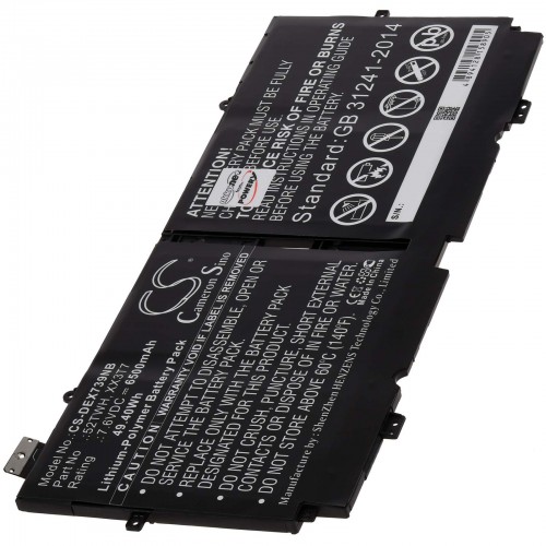 Μπαταρία για Laptop Dell XPS 13 7390 Type 52TWH 6500mAh/49Wh