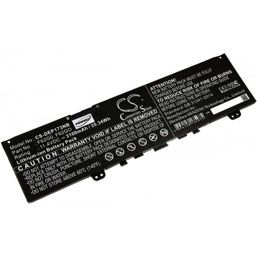 Μπαταρία για laptop Dell Inspiron 13 7000 / 7373 / type F62GO 11.4V 3300mAh Li-Ion (N3137)