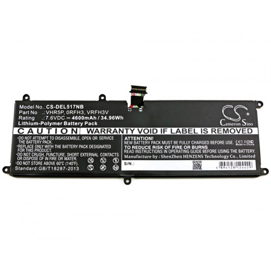 Μπαταρία για laptop Dell Latitude 11 (5175) / type RFH3V 7,6V 4600mAh Li-Polymer (N3L11)