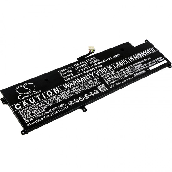 Μπαταρία για laptop Dell Latitude 13 7370 / type WY7CG / XCNR3 7.6V 4200mAh Li-Polymer (N3L1373)