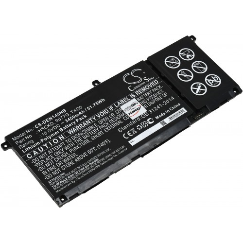Μπαταρία για Laptop Dell Latitude 15 3510, Inspiron 15 5501, Type H5CKD and others. 3450mAh/51,8Wh