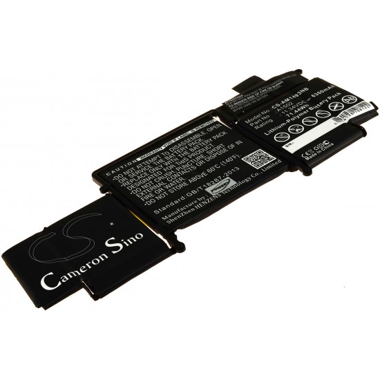 Μπαταρία για laptop Apple MacBook Pro Core i5 2.4 13" / MacBook Pro Core i7 2.8 13" / Type A1493 / A1502 11,34V 6300mAh Li-Polymer (N4A1493)