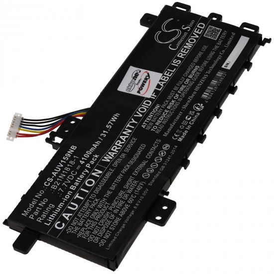 Μπαταρία για Laptop Asus VivoBook 14 F409DA VivoBook 14 X409FB VivoBook 15 X509FB Type B21N1818-1 4100mAh/31,5Wh