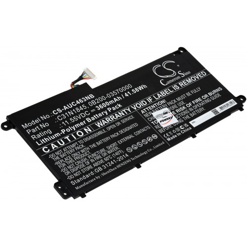 Μπαταρία για Laptop Asus Chromebook C436FA, Type C31N1845 3600mAh/42Wh