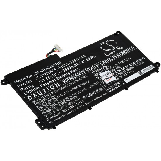 Μπαταρία για Laptop Asus Chromebook C436FA, Type C31N1845 3600mAh/42Wh