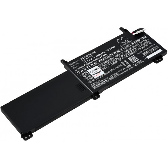 Μπαταρία για Laptop Asus ROG Strix GL703GM, GL703GM-xxx, Type C41N1716 4800mAh/73,9Wh