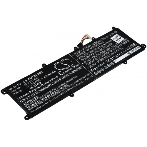 Μπαταρία για Laptop Asus Zenbook UX3430UA-GV068T, UX530UX-FY027T, Type C31N1622 4200mAh/48,5Wh