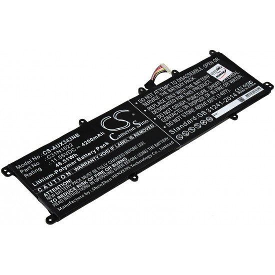Μπαταρία για Laptop Asus Zenbook UX3430UA-GV068T, UX530UX-FY027T, Type C31N1622 4200mAh/48,5Wh