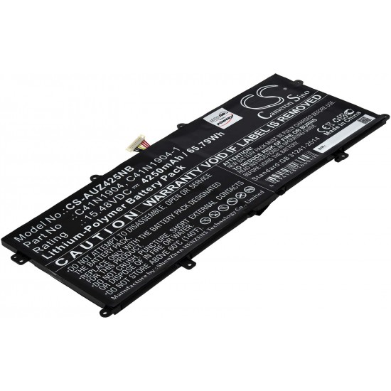 Μπαταρία για Laptop Asus Zenbook 13 UX325EA-EG022T, 14 UX425EA-HM093T, Type C41N1904 4250mAh/66Wh