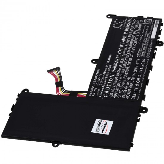 Μπαταρία για Asus EeeBook X205, EeeBook F205TA, type C21N1414 4800mAh/36,5Wh