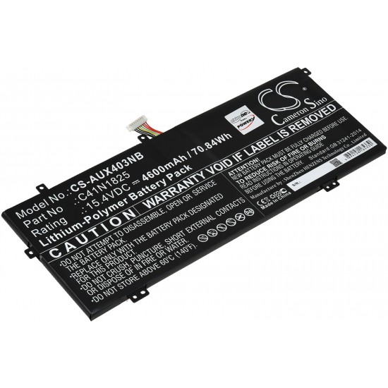 Μπαταρία για Laptop Asus VivoBook 14 X403FA-EB021T, 14 X403FA-EB198T, Type C41N1825 4600mAh/70,8Wh
