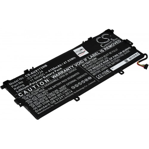 Μπαταρία για Laptop Asus ZenBook 13 UX331FA-DB71, 13 UX331FAL-EG075T, Type C31N1724 4150mAh/47,9Wh