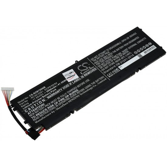 Μπαταρία για gaming laptop Razer Blade Stealth 13 2018, Blade Stealth 13 2020, type RC30-0281 and others. 3600mAh/41,6Wh