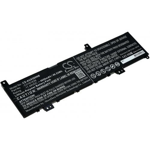 Μπαταρία για Laptop Asus N580vd-dm027t, X580vd, Type C31N1636 u.a. 4050mAh/46,5Wh