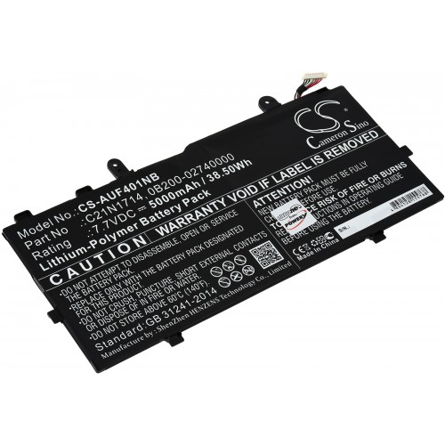 Μπαταρία για Laptop Asus VivoBook Flip 14 TP401MA-EC012TS, Flip 14 TP401CA-EC012T, Type C21N1714 5000mAh/38,5Wh