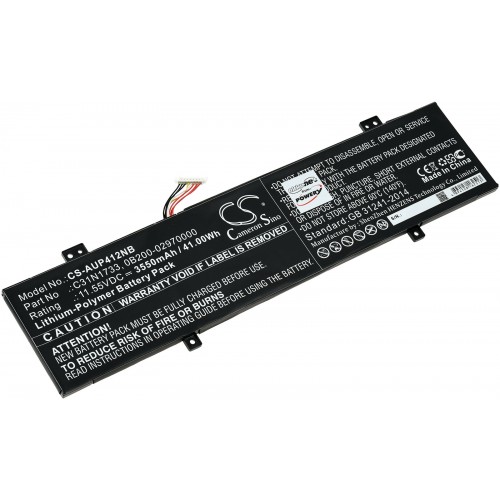 Μπαταρία για Laptop Asus VivoBook Flip 14 TP412FA-EC035T, TP412UA-EC969T, Type C31N1733 and others. 3550mAh/41,0Wh